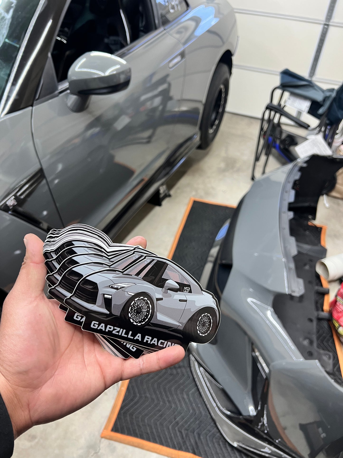 Gapzilla GT-R die cut stickers